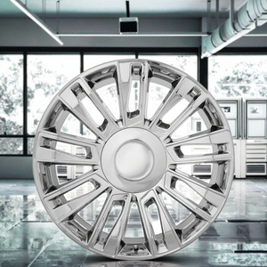 Jantes en alliage d'aluminium chromées de 22 pouces, nouveau design multi-rayons pour ESCALADE EXT ESV, roues de 20 pouces pour voitures particulières - Product Image 4