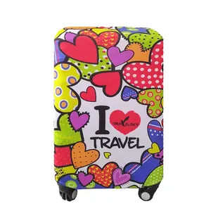 Чехол для чемодана Travelsky из спандекса на заказ, эластичный чехол для чемодана для путешествий
