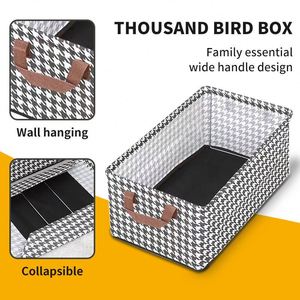 Caja Organizadora de Ropa Plegable para Dormitorio, Caja de Almacenamiento para Armario, Organizador de Cajones para Ropa y Jeans - Product Image 5