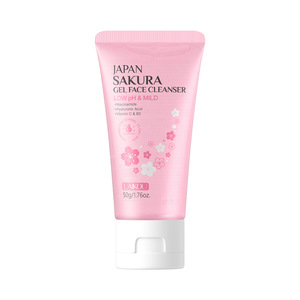 LAIKOU <span class=keywords><strong>Japan</strong></span> Sakura Jelly <span class=keywords><strong>Gel</strong></span> Gesichtsreiniger Bubble Glow Cleanse Mildes Reinigungsgel mit niedrigem pH-Wert 50g - Product Image 6
