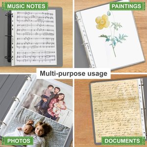 Protège-<span class=keywords><strong>documents</strong></span> en plastique PP transparent, 11 trous, poche perforée, papeterie de bureau, dossier de présentation de conférence, sac à <span class=keywords><strong>documents</strong></span>, format A4 - Product Image 6