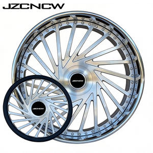 JZCNCW Jantes forgées personnalisées 3 pièces à déport profond 5x115 5x120 5x120.65mm pour voitures particulières Caprice Impala - Product Image 4