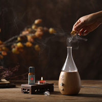 Personnalisé Classique Oem Philippines Cadeau Rohs En Bois Led Froid Air Parfum Parfum Marketing Nébuliseur Diffuseur Pour Huiles Essentielles