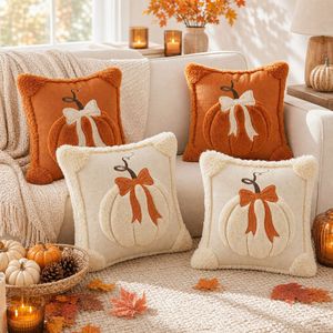 Nuova Lussuosa Federa per Cuscino a Forma di Zucca, Federa Personalizzata per Halloween, Copricuscino Decorativo per Divano del Ringraziamento - Product Image 1