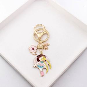 Lovely Girls Backpack Pendants Japan Manga Sailor Moon Metal Alloy Custom Design <b>Keychains</b>-Collectible Souvenir - Product Image 4