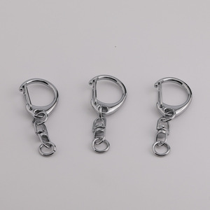 Hebilla en forma de C cromada, colgante de anillo, clip de hebilla, accesorios de joyería metálicos DIY para bolsos, llaveros, material de adorno - Product Image 3