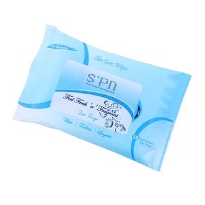 Ammonia-Free Biodegradable 10PCS Travel Pack Disinfect Soft OEM Hand Wipe Lint Free Glass Cleaner Cheap Wet Wipes