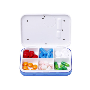 Pastillero Electrónico Inteligente de Bolsillo para el Cuidado de la Salud, con 6 Compartimentos, Alarma y Temporizador, Dispensador Inteligente de Recordatorio de Medicamentos - Product Image 3