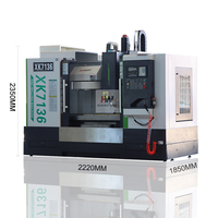 Machine de fraisage CNC verticale Fanuc BT40 à broche unique XK7136 3 axes de haute qualité en promotion