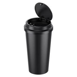 Cubo de basura con forma de taza para coche, desmontable, lavable, a prueba de olores, caja de almacenamiento portátil, contenedor de basura para coche, caja de almacenamiento - Product Image 5