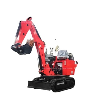 Mini-excavatrice agricole 1 tonne 2 Mini-excavatrice pour verger Machine à crochet hydraulique multifonction Mini-excavatrice - Product Image 1