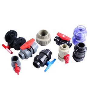 PPH CPVC UPVC <span class=keywords><strong>PVC</strong></span> Valve Single Union Double Union 1/2-2in Ball Valve <span class=keywords><strong>Clapet</strong></span> <span class=keywords><strong>anti</strong></span>-<span class=keywords><strong>retour</strong></span> pour le traitement de l'eau - Product Image 1