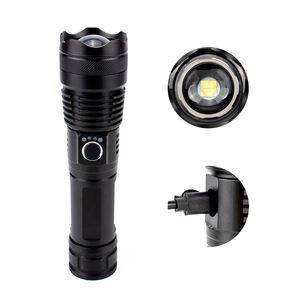 Высокомощные светодиодные фонари XPH50, <span class=keywords><strong>5</strong></span> режимов, тактический фонарь с зарядкой от USB - Product Image 1