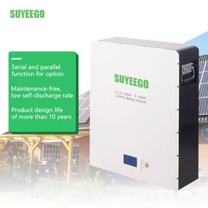 SUYEEGO 5.12kwh Wall Mounted Battery 51.2V 100AH Lithium Ion With BMS for Home Use SYGB-LFP Wall Mounted Solar Battery Lithium S - Product Image 5
