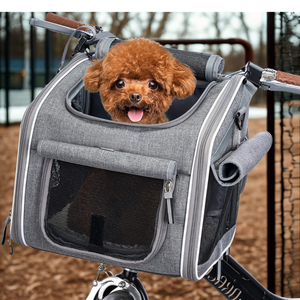 Portable Extensible Doux Face Pet Carrier Sac À Dos Quatre Maille Fenêtres Portes Ouvertes <span class=keywords><strong>pour</strong></span> Petits Chiens Chats Chiots <span class=keywords><strong>pour</strong></span> Vélo Équitation - Product Image 3