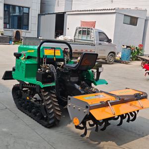 Motoculteur rotatif de type chenille, petit tracteur diesel et cultivateur agricole multifonctionnel pour la culture de la <span class=keywords><strong>poire</strong></span> se vendent bien en gros. - Product Image 6