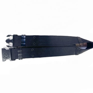 54mm Malaysia PDM LOGO personalizzato Nylon nero PP Utility Web cintura tattica con gancio e anello - Product Image 4