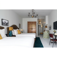 Ensembles de meubles de chambre d'hôtel commerciaux, appartement, villa, luxe moderne, sur mesure, bois massif, bois de rose, écologique, CE ISO, usine