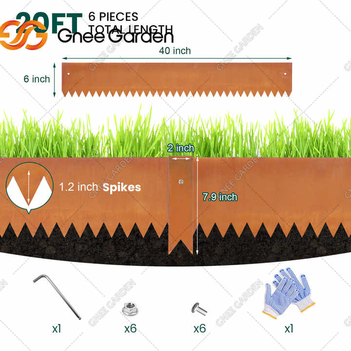 Double-Walled Steel Garden Edging For Enhanced Rigidity And Longevity