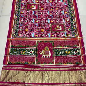 Pañuelo Seda Estampado Digital-Elegante Dupatta - Product Image 1