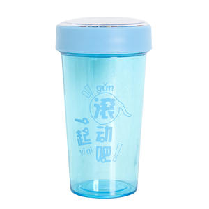 Vaso de Plástico Creativo Zuo Mu, Redondo, Libre de BPA, Portátil, Botella de Agua para Camping y Uso General - Product Image 4