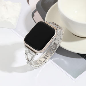 <span class=keywords><strong>Prix</strong></span> de gros de luxe Fashion Girls Women <span class=keywords><strong>Bracelet</strong></span> en acier inoxydable pour <span class=keywords><strong>Apple</strong></span> <span class=keywords><strong>Watch</strong></span> 38/40/41/42/44/45/49MM <span class=keywords><strong>Bracelet</strong></span> de montre - Product Image 1