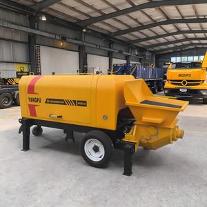 Truk Pompa Beton Diesel Motor 45KW Kapasitas Transportasi 35m/H Mesin Konstruksi Teknik - Product Image 1