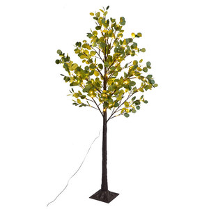 Luces LED para Árbol de Navidad, 180 cm, 136 LED, Hojas de Eucalipto, Decoración para el Hogar, Decoración para Fiestas Navideñas, Árbol Luminoso - Product Image 5