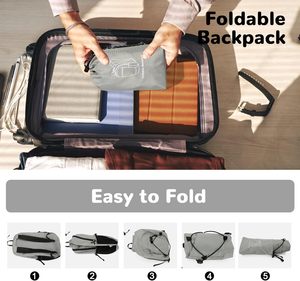 <span class=keywords><strong>Petit</strong></span> <span class=keywords><strong>sac</strong></span> à <span class=keywords><strong>dos</strong></span> de randonnée en nylon pour hommes et femmes, <span class=keywords><strong>sac</strong></span> à <span class=keywords><strong>dos</strong></span> pliable ultraléger pour les voyages, <span class=keywords><strong>sac</strong></span> pliable personnalisé pour la salle de sport - Product Image 4