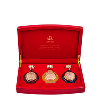 Ensemble de cosmétiques boîte à flacons de parfum en bois de luxe en MDF personnalisé étui en cuir PU pour montre à parfum produits de soins de la peau huiles essentielles