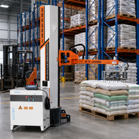 Robot palettiseur à double bras conforme CE, support OEM à distance, 90-300 kg, pour ligne d'emballage flexible à la fin de la ligne