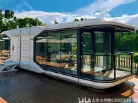 Maisons conteneurs portables de luxe sur mesure, pliables et extensibles, préfabriquées en acier, fournisseurs chinois pour applications hôtelières