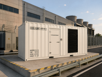 Générateurs diesel en conteneur Goldlink Perkins 900KW 1000KW 1200KW, démarrage électrique, certifiés CE