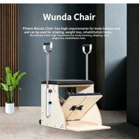 Ensemble cinq pièces de lit de yoga, chaise Wunda et machine de Pilates Reformer pour le yoga en intérieur, l'escalade domestique, la rééducation et l'étirement