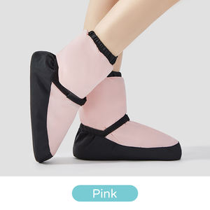 נעלי אימון בלט מרופדות בפליס לחורף לנשים, נושמות, נוחות, סיטונאי, בהתאמה אישית, נעלי ריקוד מעובות וחמות - Product Image 6