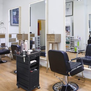 Carrito Rodante Profesional para Salón de Belleza con 6 Cajones y Soporte para Extensiones de Cabello, en Oferta, para Peluquerías y Barberías - Product Image 4