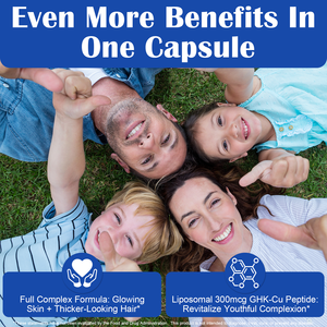 SOLOTREE Integratore Vegano GHK-Cu Peptidi di Rame 120 Capsule a Marchio Privato per Anti-Invecchiamento, Elasticità della Pelle e Supporto Capillare - Product Image 6