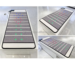 Cuerpo completo multicapa rayo infrarrojo lejano 660nm luces rojas Pemf campo magnético biofotón terapia calefacción piedras curativas colchón - Product Image 6