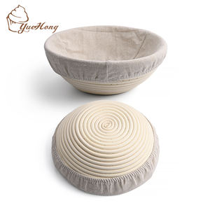 Panier rond de 9 pouces grattoir à pain boiteux Bosses coupe-pâte brosse propre panier à pain ensemble pour panier de kit de fermentation - Product Image 2