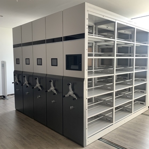 Mobilier de bureau scolaire, gouvernemental, bibliothèque, grande capacité de rangement, étagères compactes en métal et acier, archivage, étagères mobiles - Product Image 3