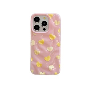 Custodia Protettiva Colorata a Scacchi a Forma di Cuore <span class=keywords><strong>con</strong></span> Texture Meteorite Anti-Caduta per <span class=keywords><strong>iPhone</strong></span> 17 16 15 14 - Product Image 3