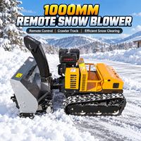 Souffleuse à neige sur chenilles à moteur essence 1080 mm télécommandée pour déneigement routier municipal – Approvisionnement direct usine