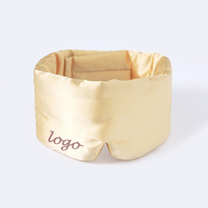 Big Adjustable Soft Darkness <strong>Blackout</strong> Face-Hugging Anti-Puffiness 21x10cm Sleep <strong>Eye</strong> Mask <strong>Eyes</strong> Cover Sleeping Set Night Mulberry - Product Image 2