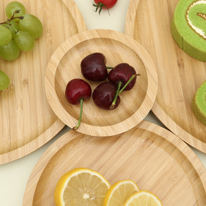 Japanese-style solid wood <b>tray</b> for <b>tea</b> sets, <b>tea</b> snacks, round and square fruit plate, teacups, <b>tea</b> set storage <b>tray</b>, dessert - Product Image 1