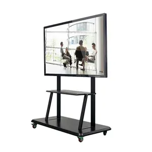 86 Inch Black Interactive Touch Screen Whiteboard OEM/ODM Business CE ROHS Compliant No CD ROM
