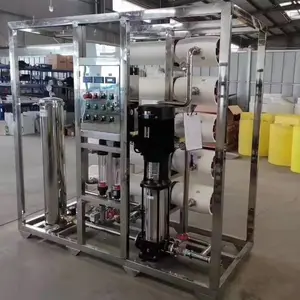 Gloednieuwe 1000lph Omgekeerde Osmose Filter 1000l/H Waterbehandeling Met Ro-Systeem