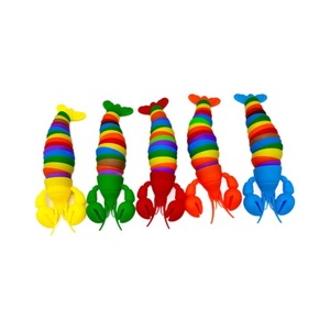 Juguetes Antiestrés de Descompresión de Oruga Luminosa Colorida de Moda 2026, Lindos Juguetes Educativos Fidget de Langosta para Aliviar el Estrés, Venta al por Mayor - Product Image 5