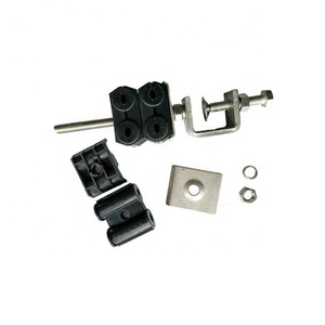 Abrazadera de cable coaxial RF de 7/8 pulgadas con dial calibrado, doble orificio, de acero inoxidable, para manguera de goma de 6 mm, OEM, para detección de fugas/radiación - Product Image 1