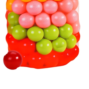 Antsy Pants - 100 Pelotas para Piscina de Pelotas para Niños Pequeños de 1 a 3 Años, Uso Doméstico, No Tóxicas, Ligeras, 5 Colores, Bolsa de Almacenamiento Reutilizable, Juguete Sensorial de Plástico - Product Image 4