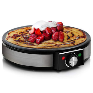 Machine à crêpes et pancakes électrique de table, 5 pancakes moelleux, 1000W, température réglable, 12 pouces - Product Image 5
